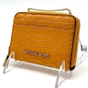 Michael Kors Medium ZA Card Case Wallet Cider